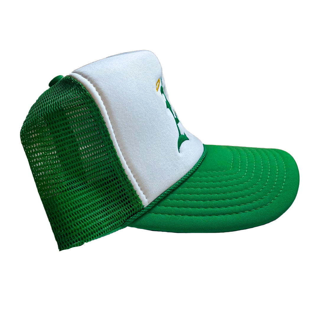 GREEN A's TRUCKER