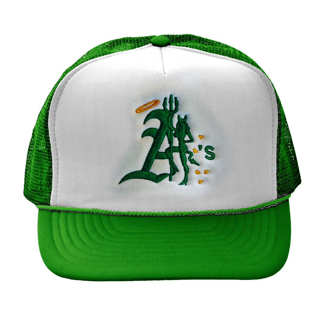 GREEN A's TRUCKER